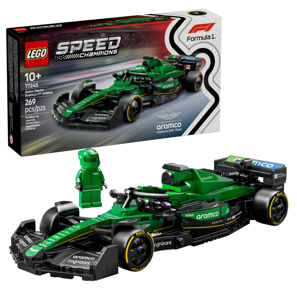 LEGO 77245 Speed Champions Aston Martin Aramco F1 – fő nézet