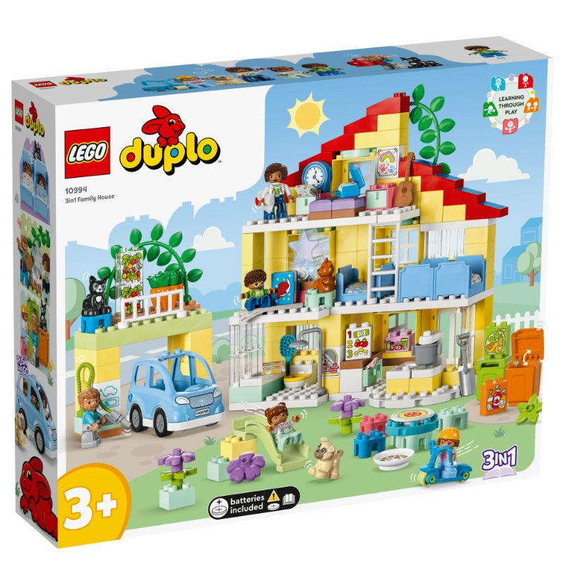 LEGO 10994 DUPLO Town 3 az 1-ben családi ház – fő nézet
