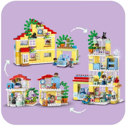 LEGO 10994 DUPLO Town 3 az 1-ben családi ház