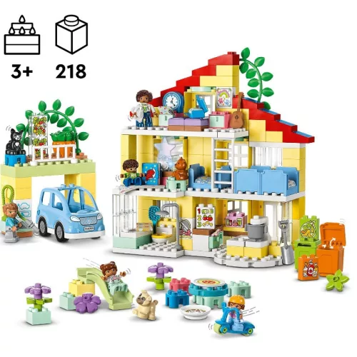 LEGO 10994 DUPLO Town 3 az 1-ben családi ház