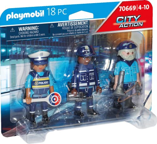 PLAYMOBIL® -  70669 - Figura szett rendőrség     