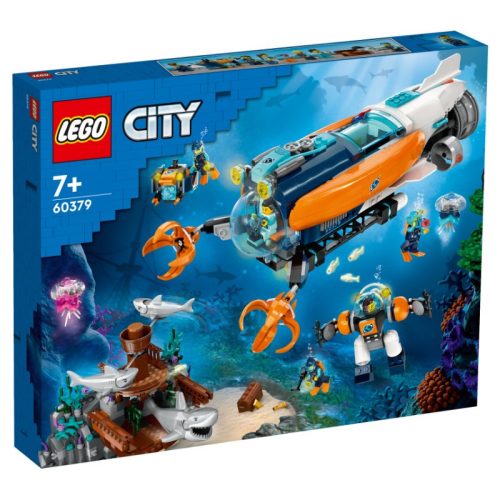 LEGO® - 60379 - City Mélytengeri kutató tengeralattjáró    