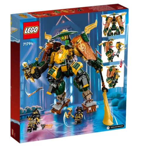 LEGO 71794 Ninjago Lloyd és Arin nindzsacsapatának robotjai
