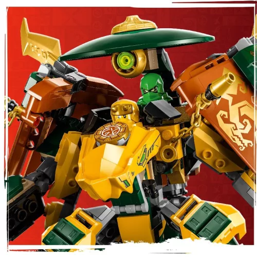 LEGO 71794 Ninjago Lloyd és Arin nindzsacsapatának robotjai