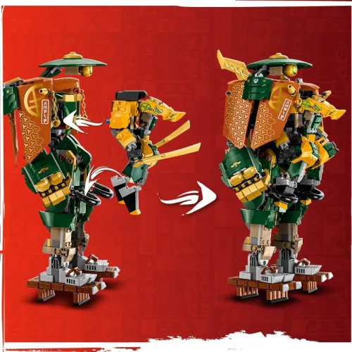 LEGO 71794 Ninjago Lloyd és Arin nindzsacsapatának robotjai