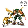 LEGO 71794 Ninjago Lloyd és Arin nindzsacsapatának robotjai
