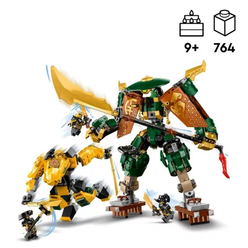 LEGO 71794 Ninjago Lloyd és Arin nindzsacsapatának robotjai
