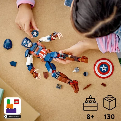 LEGO 76258 Super Heroes Amerika Kapitány építőfigura