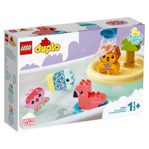 LEGO® - 10966 - DUPLO® Első készleteim Vidám fürdetéshez: úszó állatos sziget  