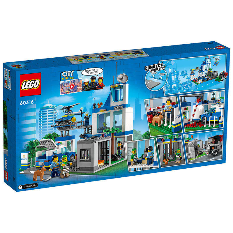 LEGO 60316 City Rendőrkapitányság – alternatív kép 1