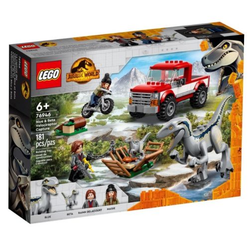 LEGO® - 76946 - Jurassic World™ Kék és Béta velociraptorok elfogása   