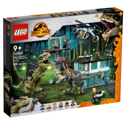 LEGO® - 76949 - Jurassic World™ Giganotosaurus és therizinosaurus támadás   