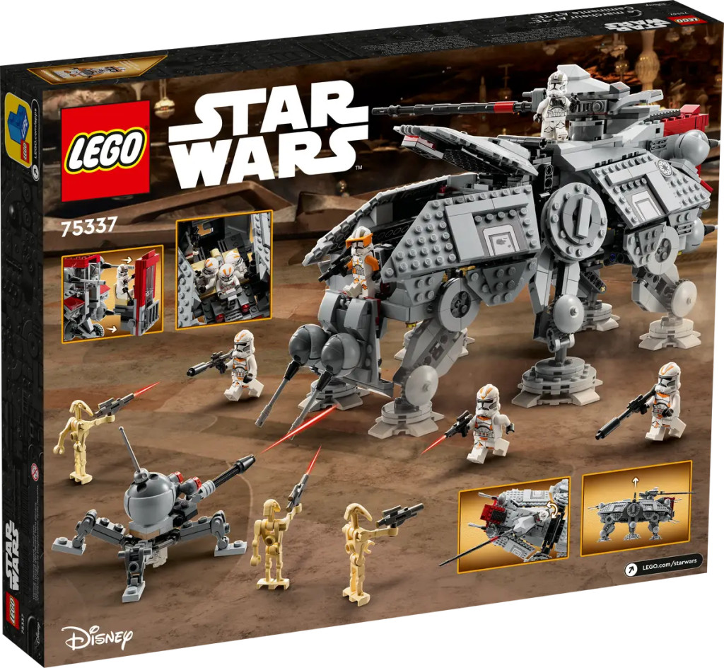 LEGO 75337 Star Wars AT-TE lépegető – alternatív kép 9