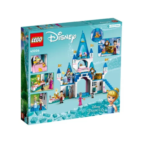 LEGO 43206 Disney Princess Hamupipőke és Szőke herceg kastélya