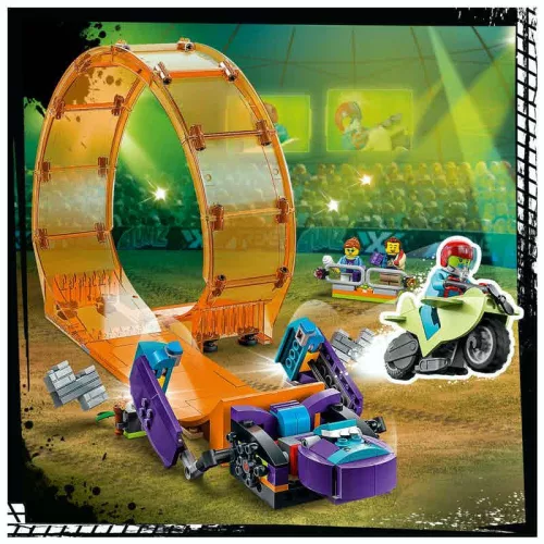 LEGO 60338 City Stuntz Csimpánzos zúzós kaszkadőr hurok