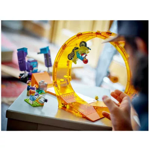 LEGO 60338 City Stuntz Csimpánzos zúzós kaszkadőr hurok