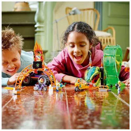 LEGO 60339 City Stuntz Kaszkadőr aréna dupla hurokkal