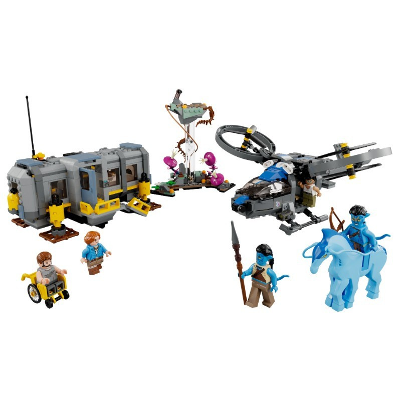 LEGO 75573 Avatar Lebegő sziklák: helyszín és RDA Samson – alternatív kép 2