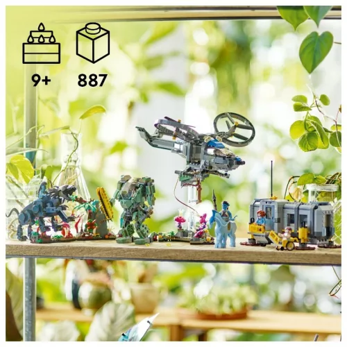 LEGO 75573 Avatar Lebegő sziklák: helyszín és RDA Samson