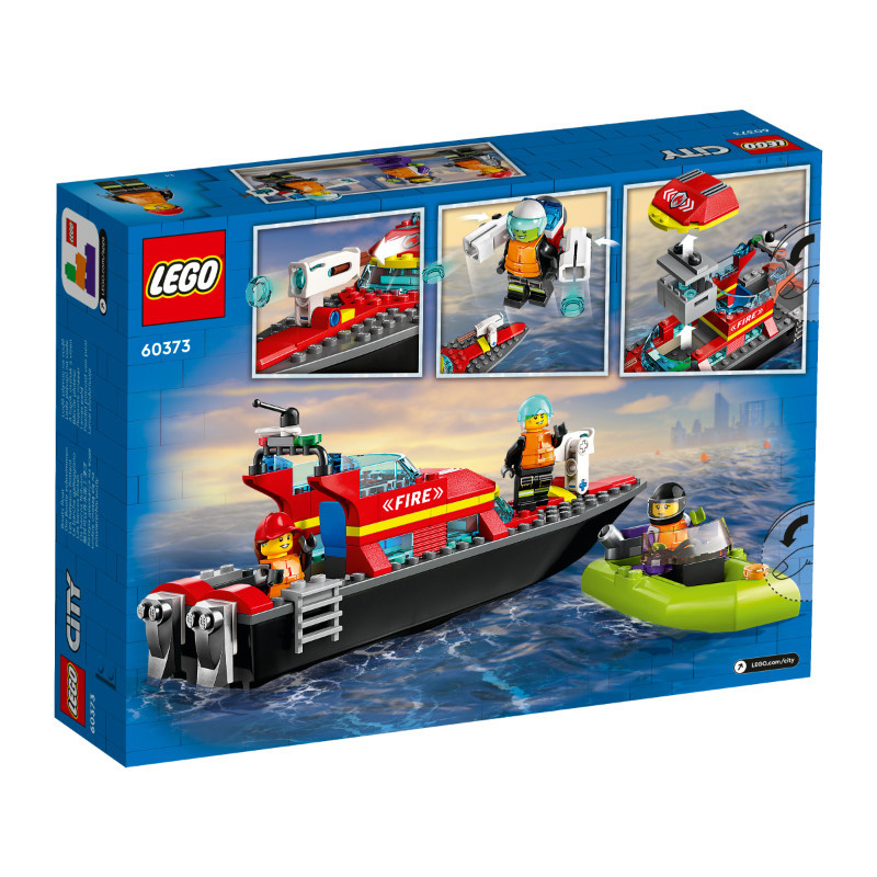 LEGO 60373 City Tűzoltóhajó – alternatív kép 1
