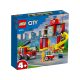 LEGO City 60375 Tűzoltóállomás és tűzoltóautó