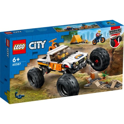 LEGO® - 60387 - City 4x4 es terepjáró kalandok    