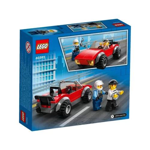 LEGO 60392 City Rendőrségi motoros autós üldözés