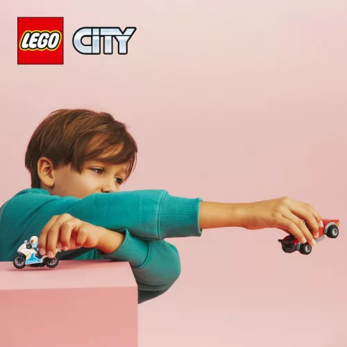 LEGO 60392 City Rendőrségi motoros autós üldözés