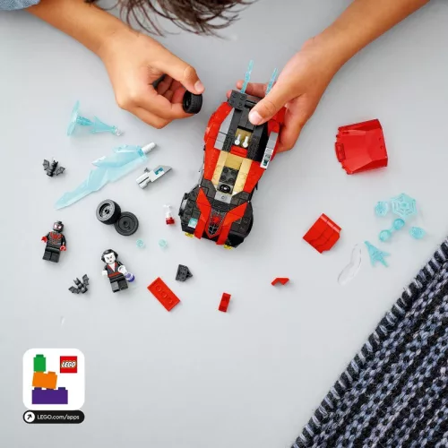 LEGO 76244 Super Heroes Miles Morales vs. Morbius