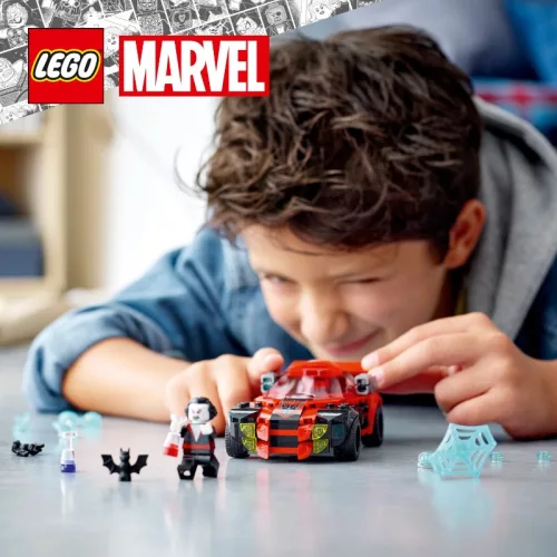 LEGO 76244 Super Heroes Miles Morales vs. Morbius