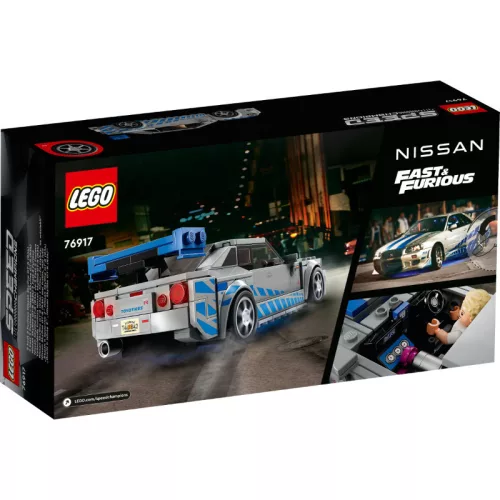 LEGO 76917 Speed Champions 2 Fast 2 Furious Nissan Skyline GT-R (R34)