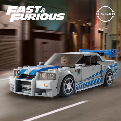 LEGO 76917 Speed Champions 2 Fast 2 Furious Nissan Skyline GT-R (R34)