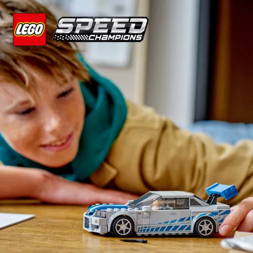 LEGO 76917 Speed Champions 2 Fast 2 Furious Nissan Skyline GT-R (R34)