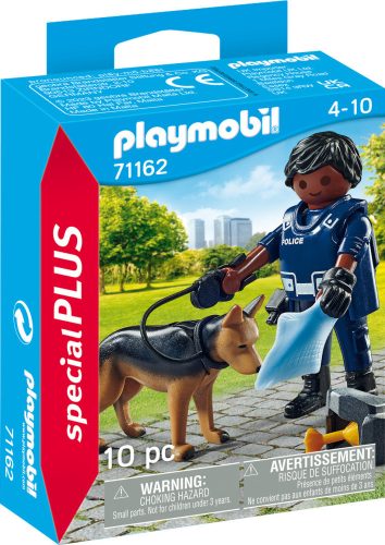 PLAYMOBIL® -  71162 - Rendőr nyomozó kutyával     