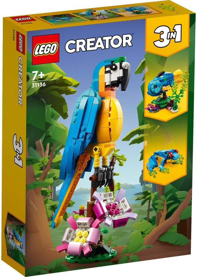 LEGO 31136 Creator Egzotikus papagáj – fő nézet