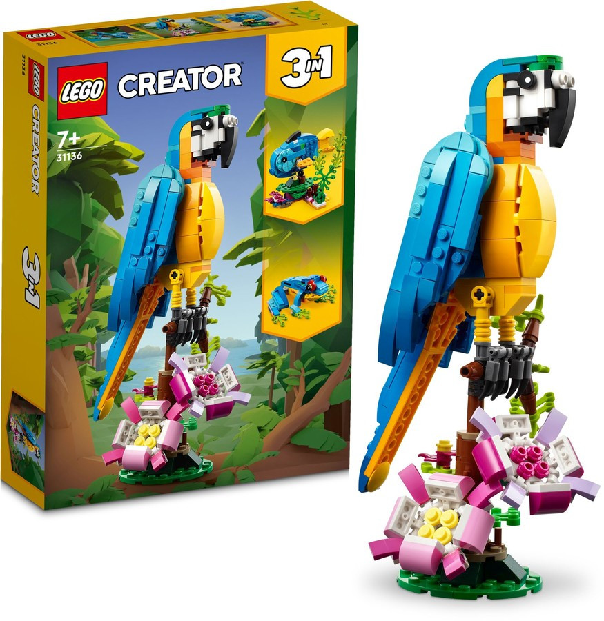 LEGO 31136 Creator Egzotikus papagáj – alternatív kép 1