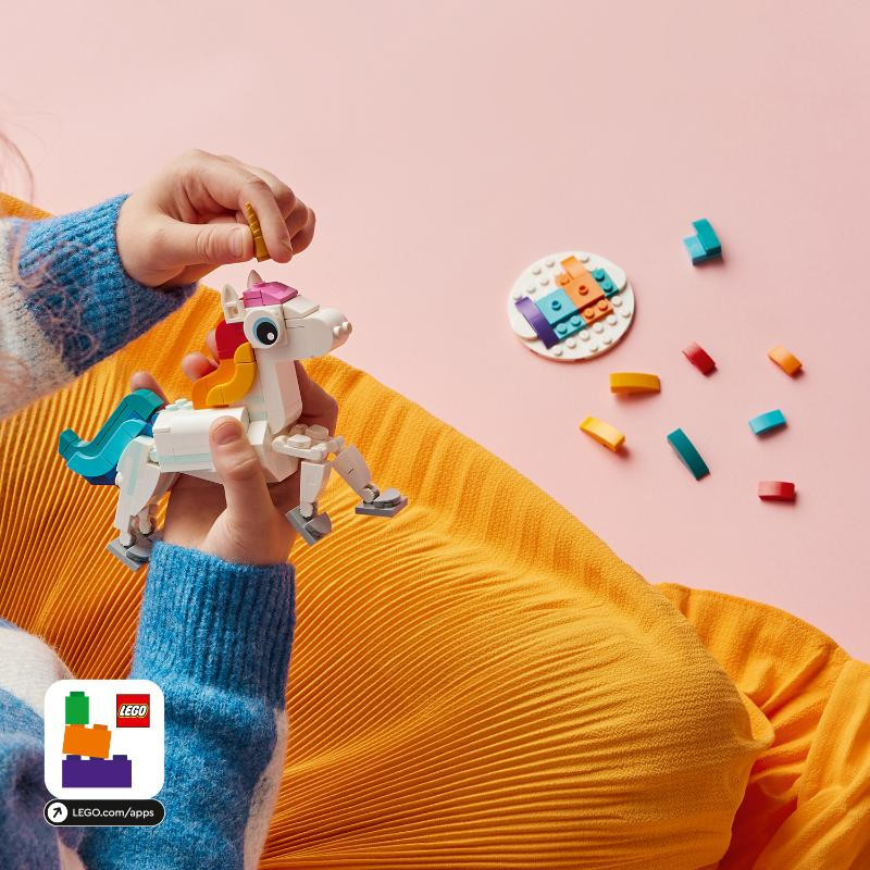 LEGO 31140 Creator Varázslatos egyszarvú – alternatív kép 2