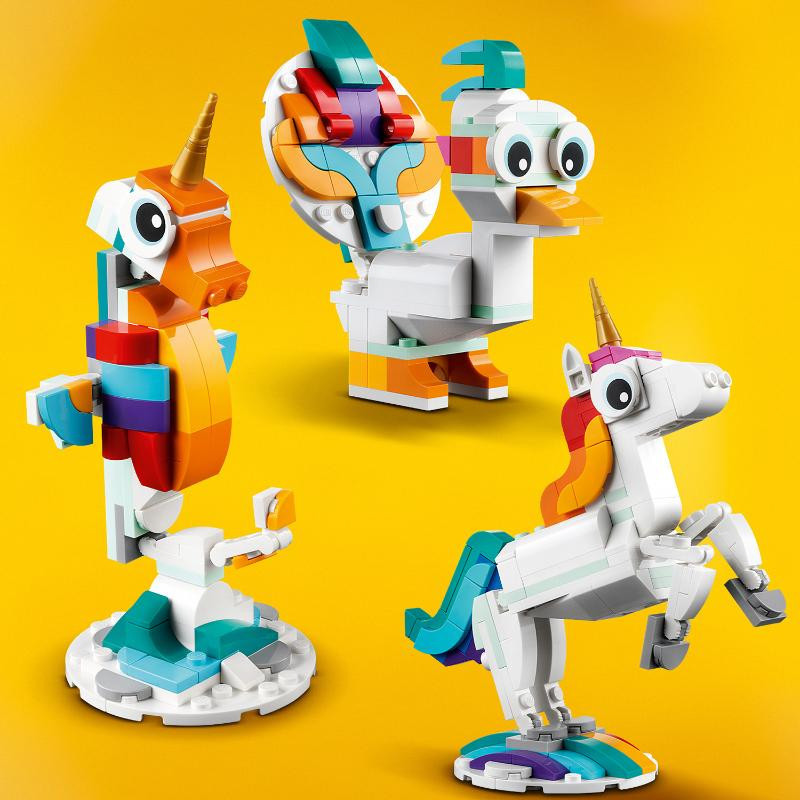 LEGO 31140 Creator Varázslatos egyszarvú – alternatív kép 3
