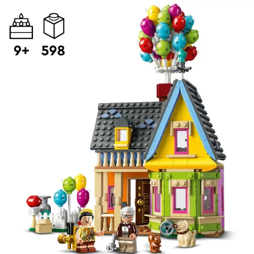 LEGO 43217 Disney Classic Fel! ház, 6–8 év, Többszínű