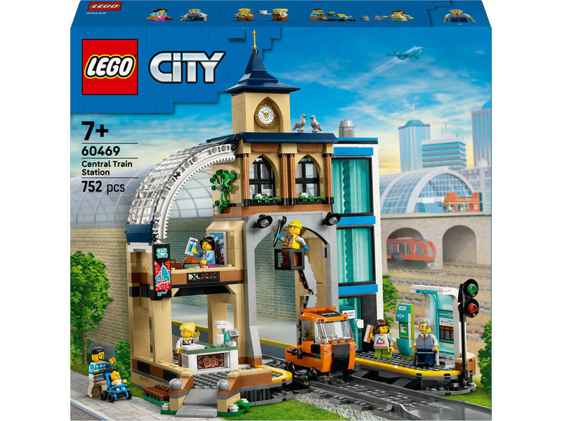 LEGO City 60469 Központi pályaudvar – fő nézet