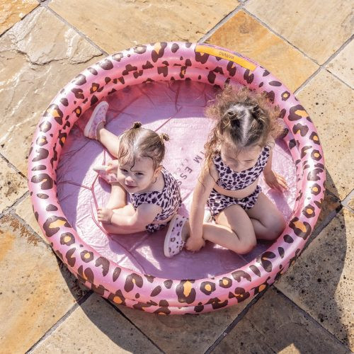 Swim Essentials gyerek medence 100 cm - Rose Gold Leopard – alternatív kép 2