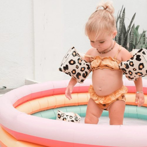 Swim Essentials karúszó 0-2 év - Beige Leopard – alternatív kép 3