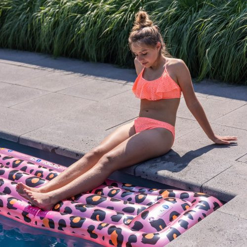Swim Essentials felfújható matrac Luxe - Transparent Rose – alternatív kép 1