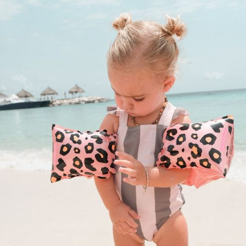 Swim Essentials karúszó 0-2 év - Rose Gold Leopard – alternatív kép 1