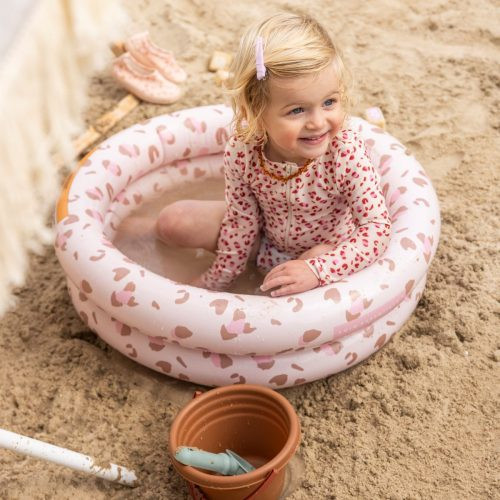 Swim Essentials gyerek medence 60 cm - Old Pink Leopard – alternatív kép 1