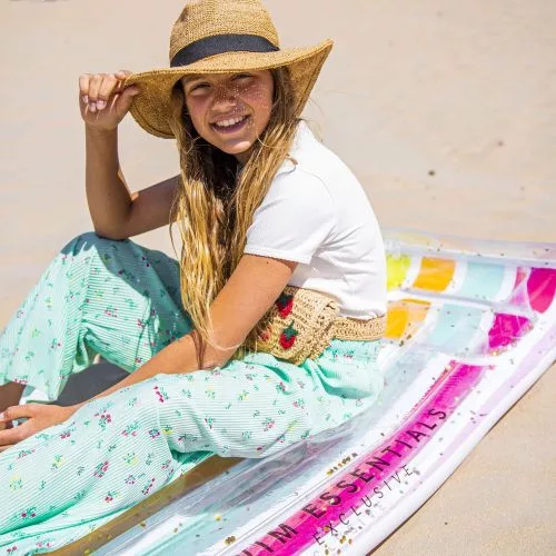 Swim Essentials felfújható matrac Luxe - Rainbow with Glitter