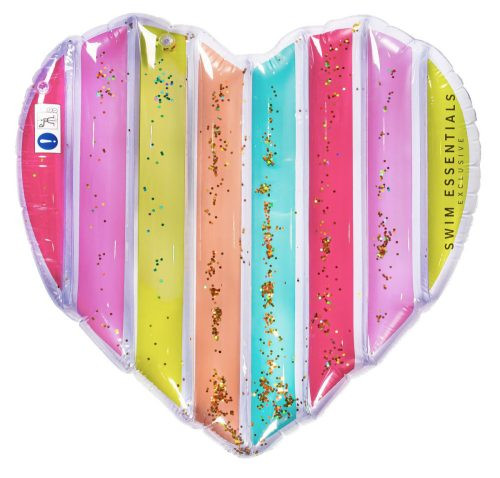 Swim Essentials felfújható matrac - Rainbow Heart – fő nézet