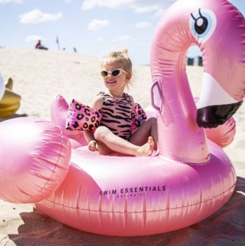 Swim Essentials ride-on matrac - Rose Gold Flamingo – alternatív kép 1