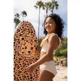 Swim Essentials felfújható szörfdeszka - Beige Leopard