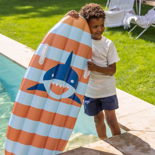 Swim Essentials felfújható szörfdeszka - Striped Shark – alternatív kép 1